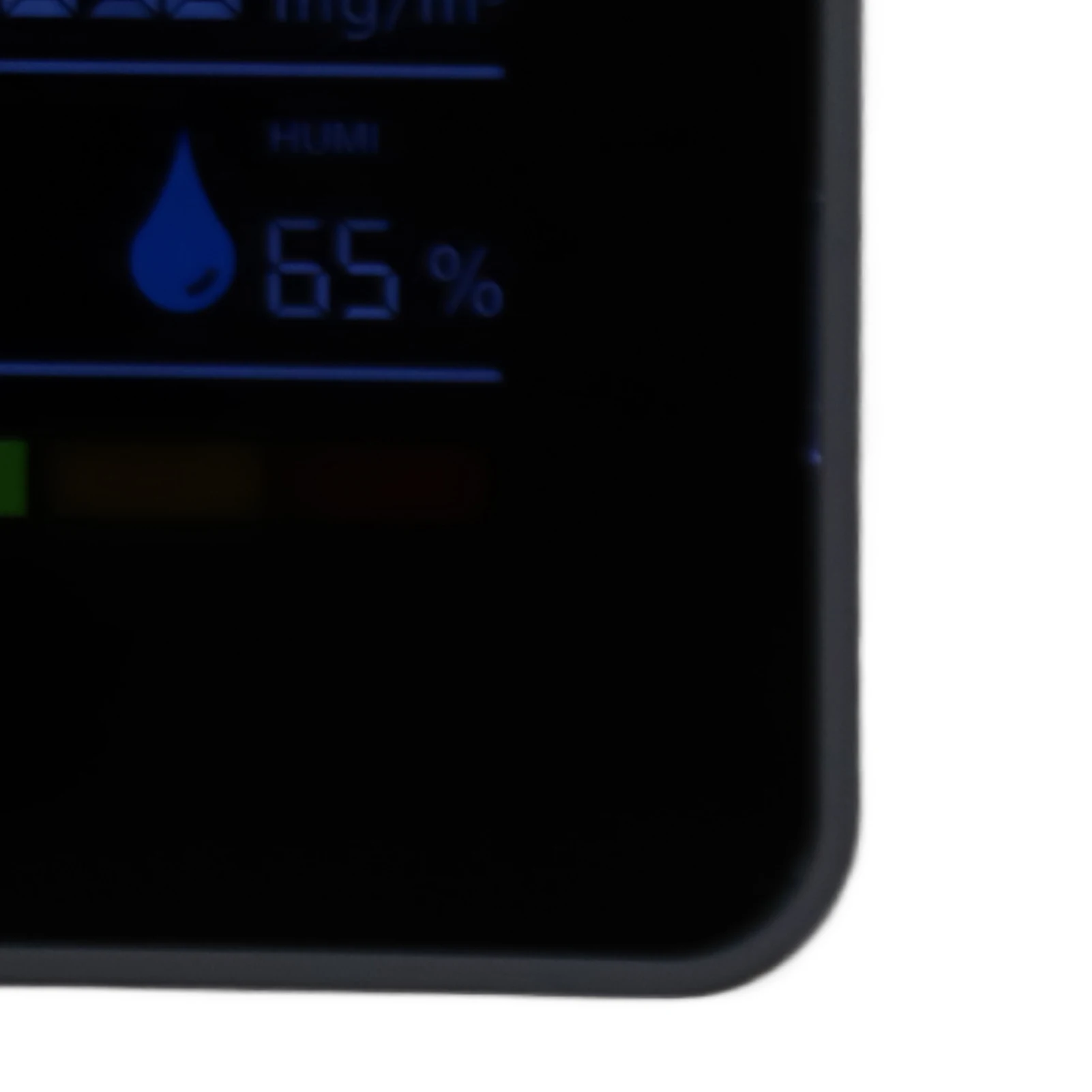 Battery Operated CO2 Detector Accurate ABS Temp Humi Detection 5 in 1 Portable Non Calibration Air Quality Monitor for Indoor