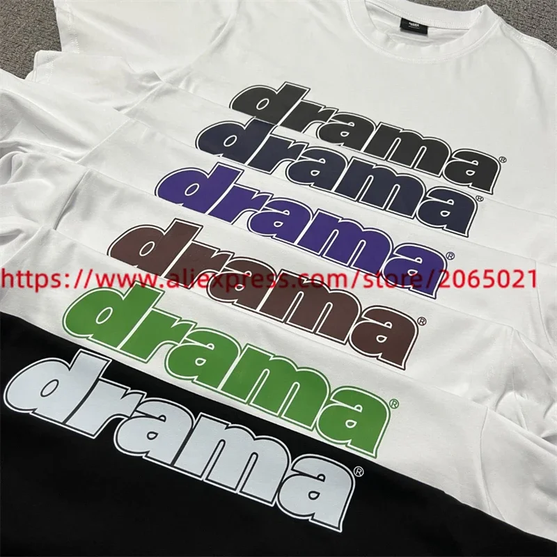 Drama Call Letter Basic T Shirt Men Women 1:1 Best Quality T-shirt Top Tees