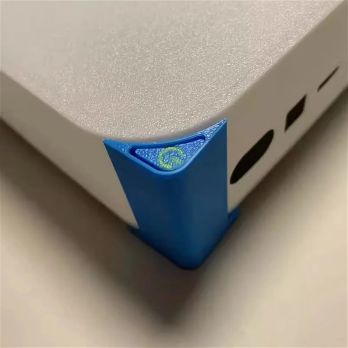 ปุ่มเปิดปิดด้านบนเหมาะสําหรับ Mac Mini M4/M4 Pro การปรับเปลี่ยนปุ่มเปิดปิดติดตั้งรุ่น 2.0 อุปกรณ์เสริม Mac สีฟ้า