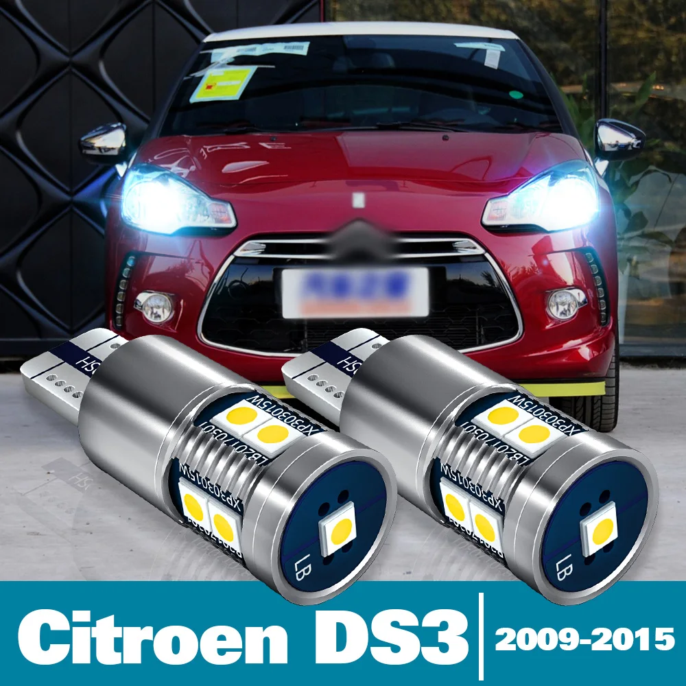 

2 светодиодный т. светодиодные парковочные огни для Citroen DS3 аксессуары 2009 2010 2011 2012 2013 2014 2015 габаритные огни