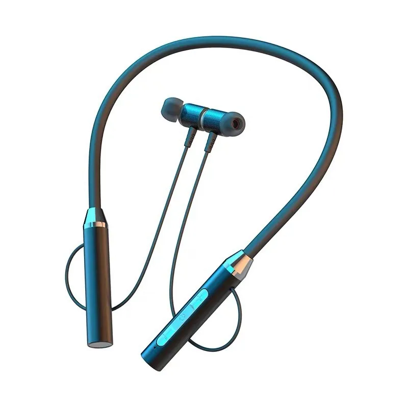 

K21 Sports Waterproof Earplugs 9D Stereo Magnetic Headphones Wireless BT Headphones with Microphone Neck Headphones