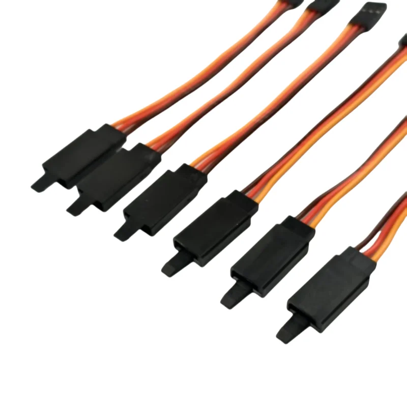 

10Pcs/lot 10/15/20/30/50/100cm Extension Lead Wire Cable Anti-loose 60 core for RC Futaba JR Male to Female
