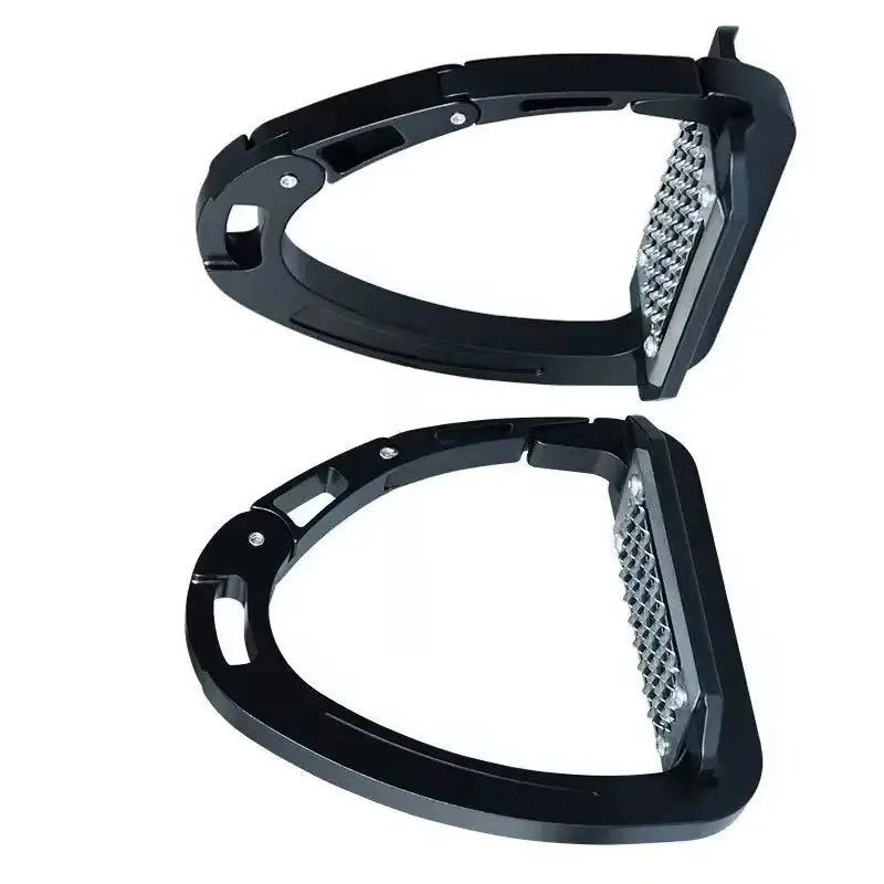 NEW   Aviation Aluminum Metal Anti Slip Detachable Anti Clamp Safety Hoop Equestrian Equipment