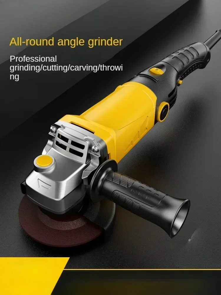 

220V Powerful Angle Grinder with Adjustable Speed and Ergonomic Handle for Grinding and Cutting