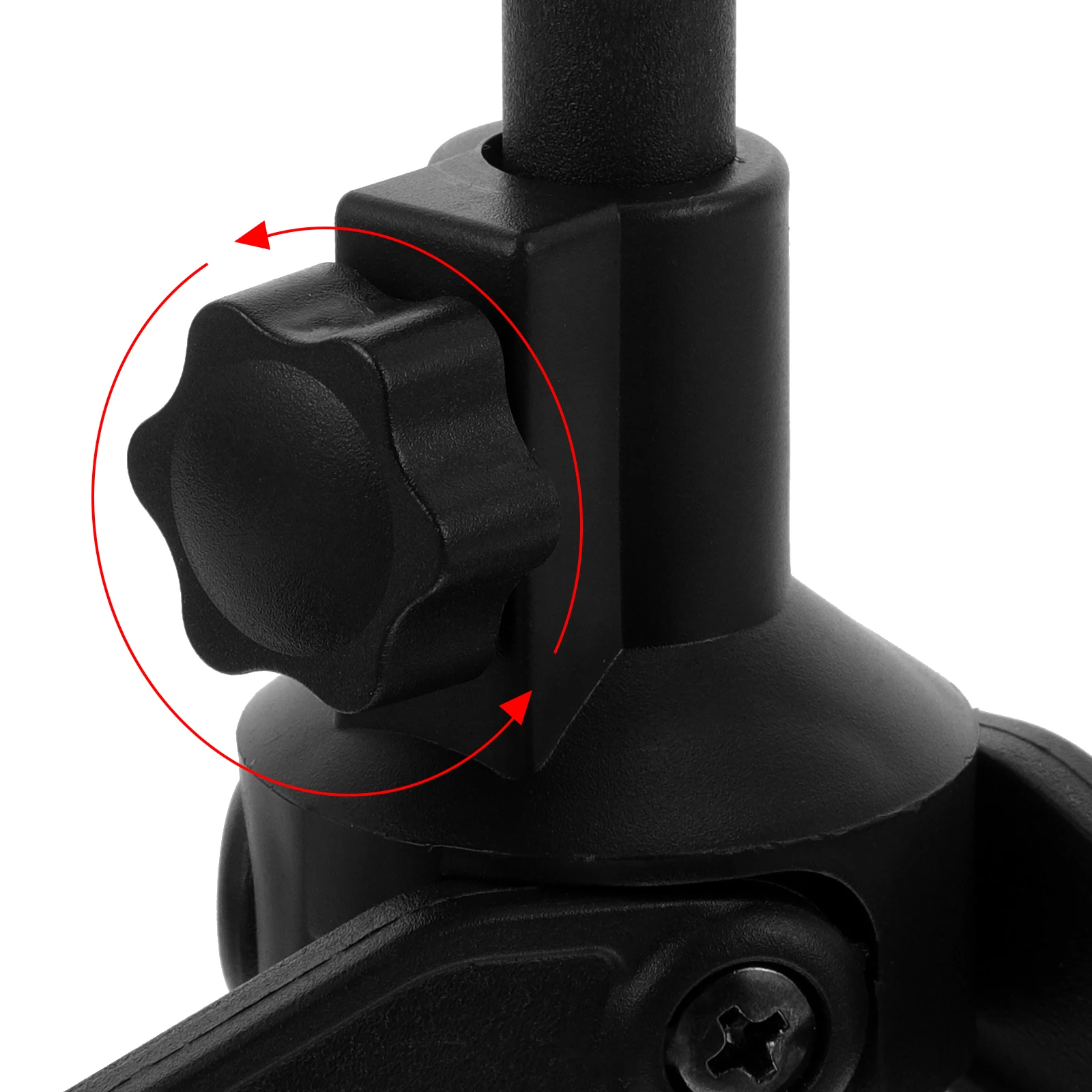 

Mic St for Desk Microphone Clip Wired Wireless Compatible Adjustable Height Stable Tripod Black Color Table Singing