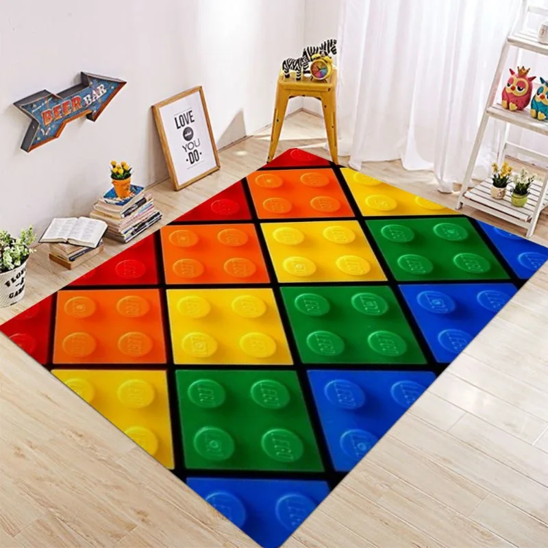 ثلاثية الأبعاد بنة السجاد ثلاثي الأبعاد السجاد غرفة المعيشة أريكة باب حصيرة الديكور المضادة للانزلاق الكلمة حصيرة ديكور المنزل