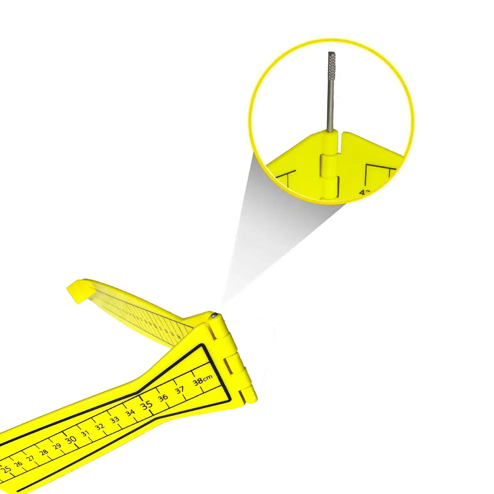 لوحة قياس الأسماك 31 بوصة/80 سنتيمتر مقياس جراد البحر لعشاق الصيد على الشاطئ #5