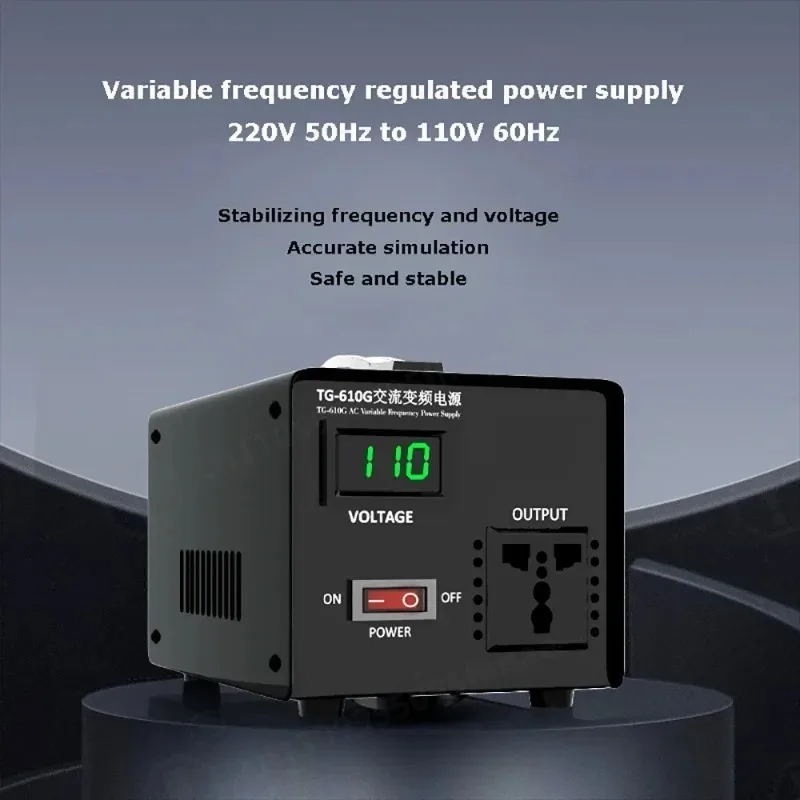 500W AC Frequency Voltage Converter, 50Hz to 60Hz, 220V to 100V/110V/120V Transformer view 3