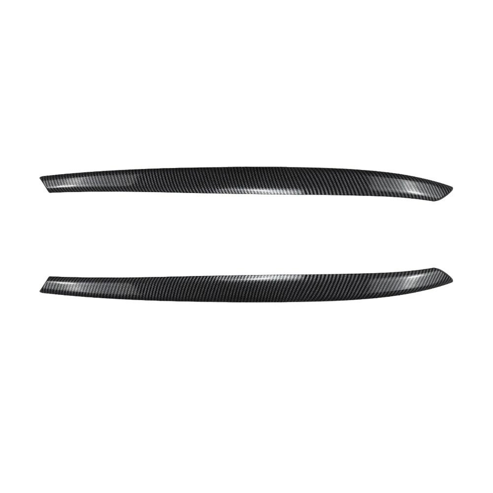 Front Headlight Eyebrow Accent for Skoda Superb for b8.5 Model Years 2019 Through 2022 ABS Trim Compatible with OEM Layout