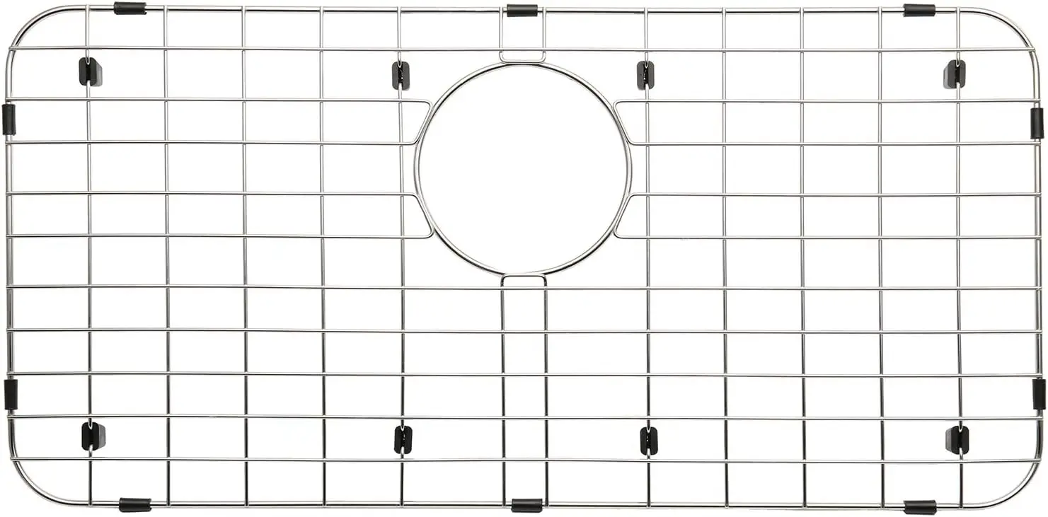 

25-1/4" X 12-1/2“ Sink Grid, Rear Drain with Corner Radius 1-1/2", NLW2513R