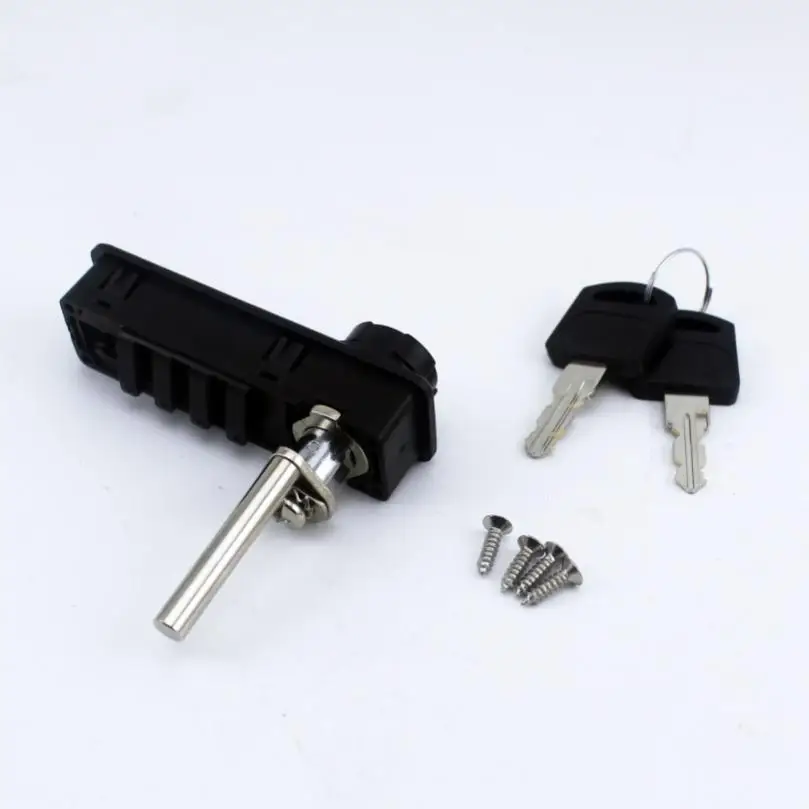 Black Triple Cabinet Password Lock for Front Drawer / Iron Cabinet / Bank Office Desk Locks with Keys