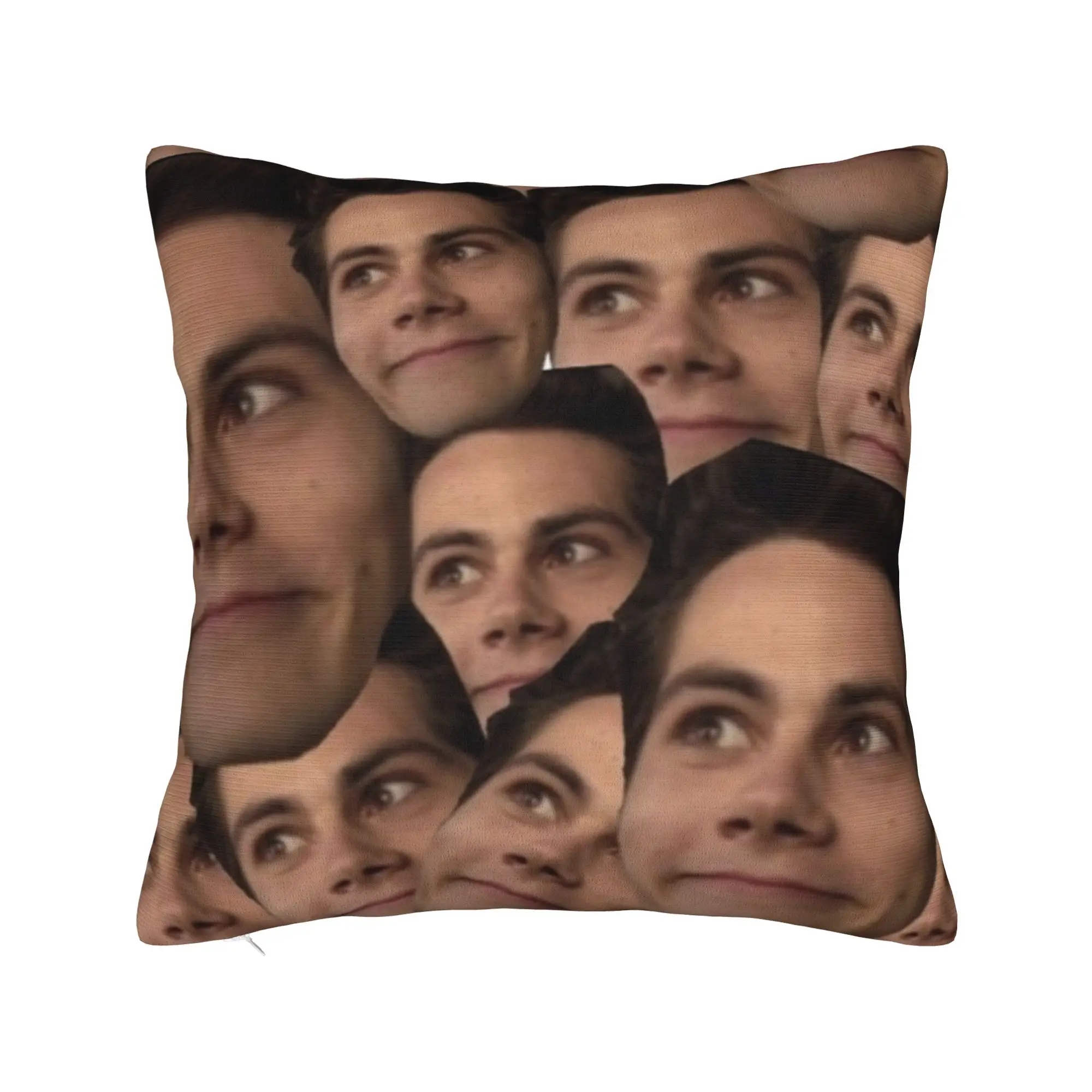 Decorative Pillow Cover Dylan Obrien Actor Accessories Seat  Pillow Case Cover Square Multiple Sizes