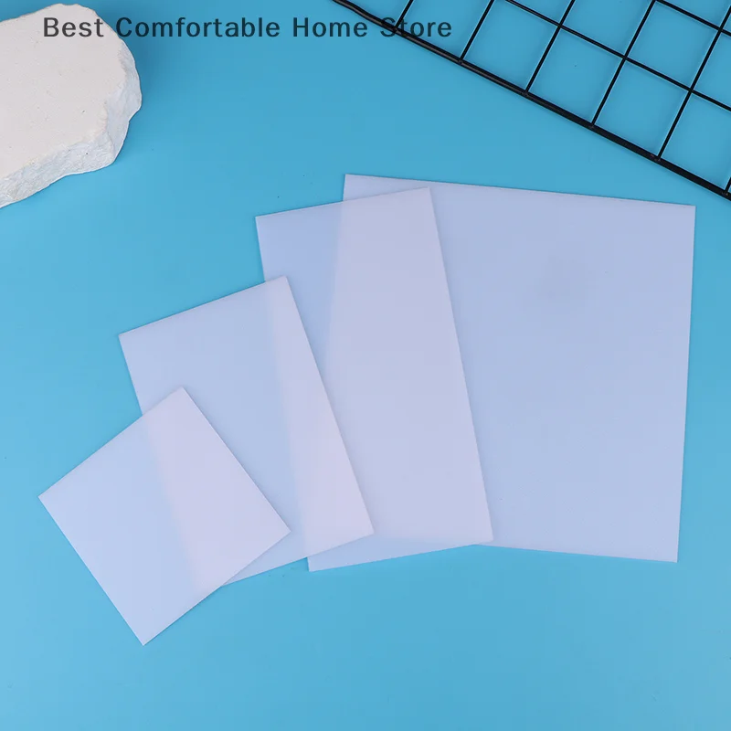 1PC LED Light Translucent Blanks Plate, Acrylic Diffuser Sheet Thickness Plastic