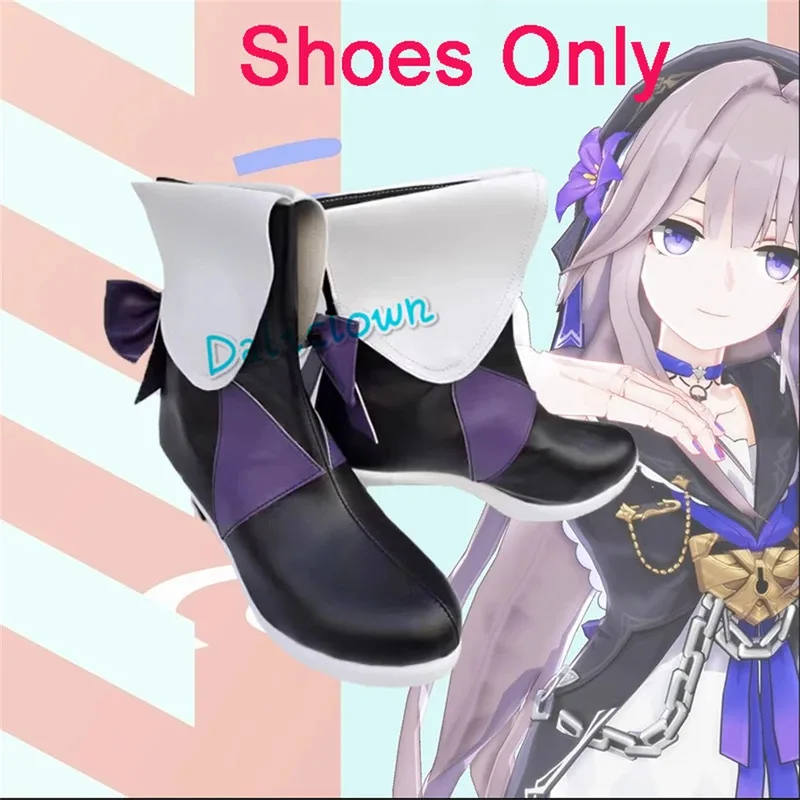 Honkai Star Rail Herta traje Anime juego de talla grande vestido Lolita uniforme zapatos peluca Cosplay fiesta disfraz de Halloween mujeres if;3
