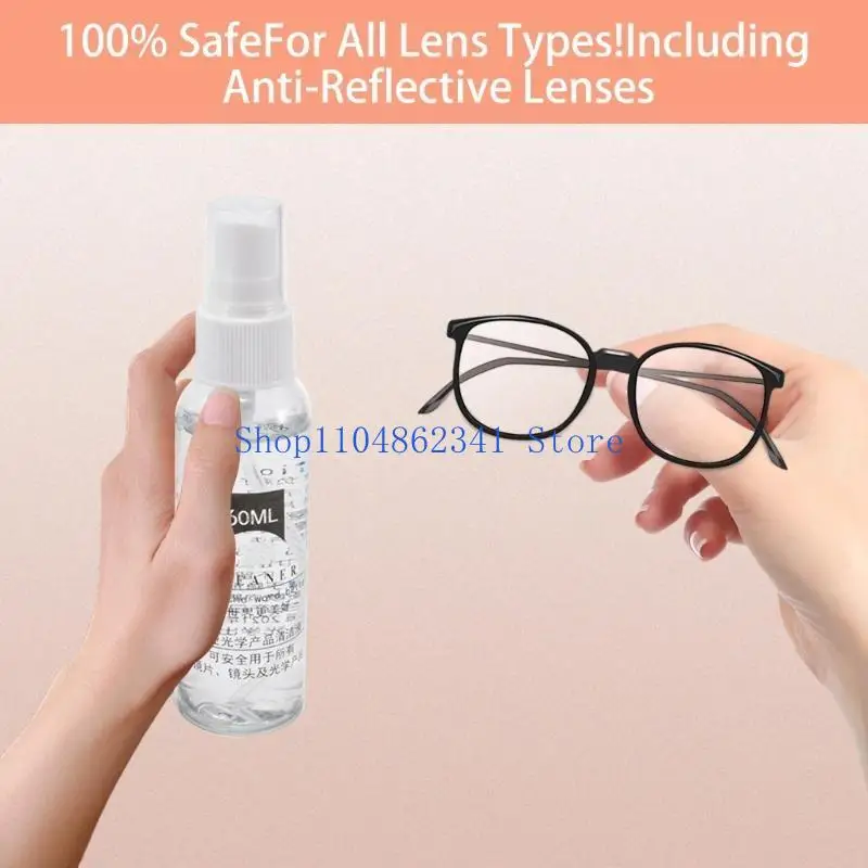 5asd Eyeglass Lens Cleaner 60ml Lens & Camera Cleaning Sunglass Cleaner