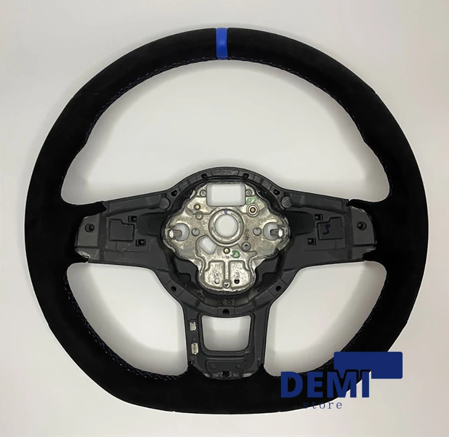 

For Volkswagen Black Alcantara Steering Wheel