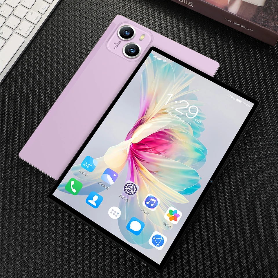 オリジナルの12.0インチAndroid9.0タブレット,子供向け学習用,デュアルシム,Bluetoothキーボード,6GB,10.1 GB