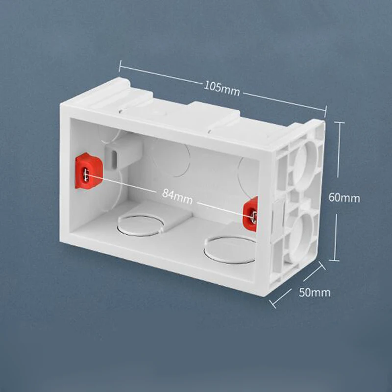 Home Improvement Wall Surface Mounted Bottom Box 118 Type Junction Box Switch Socket Cassette