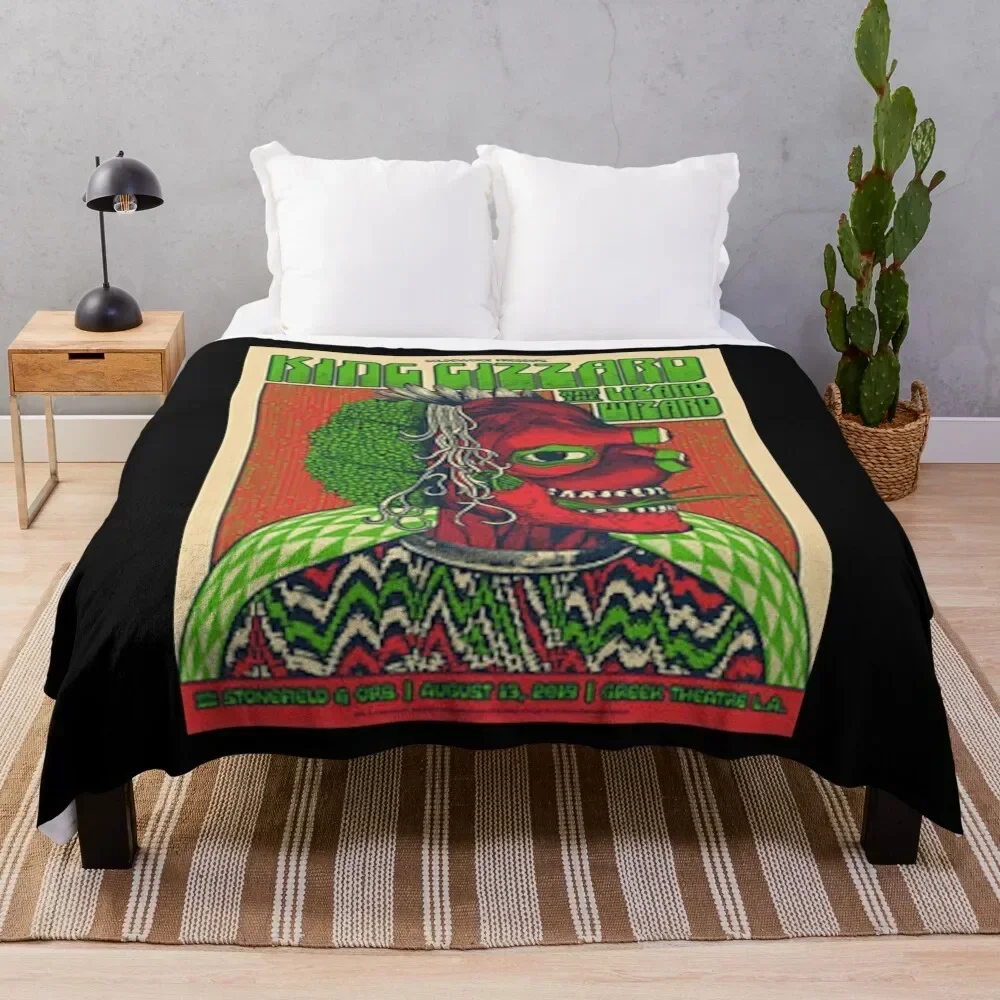 

King Gizzard And The Lizard Wizard King gizzard wizard lizard Throw Blanket For Sofa Thin Warm Blankets