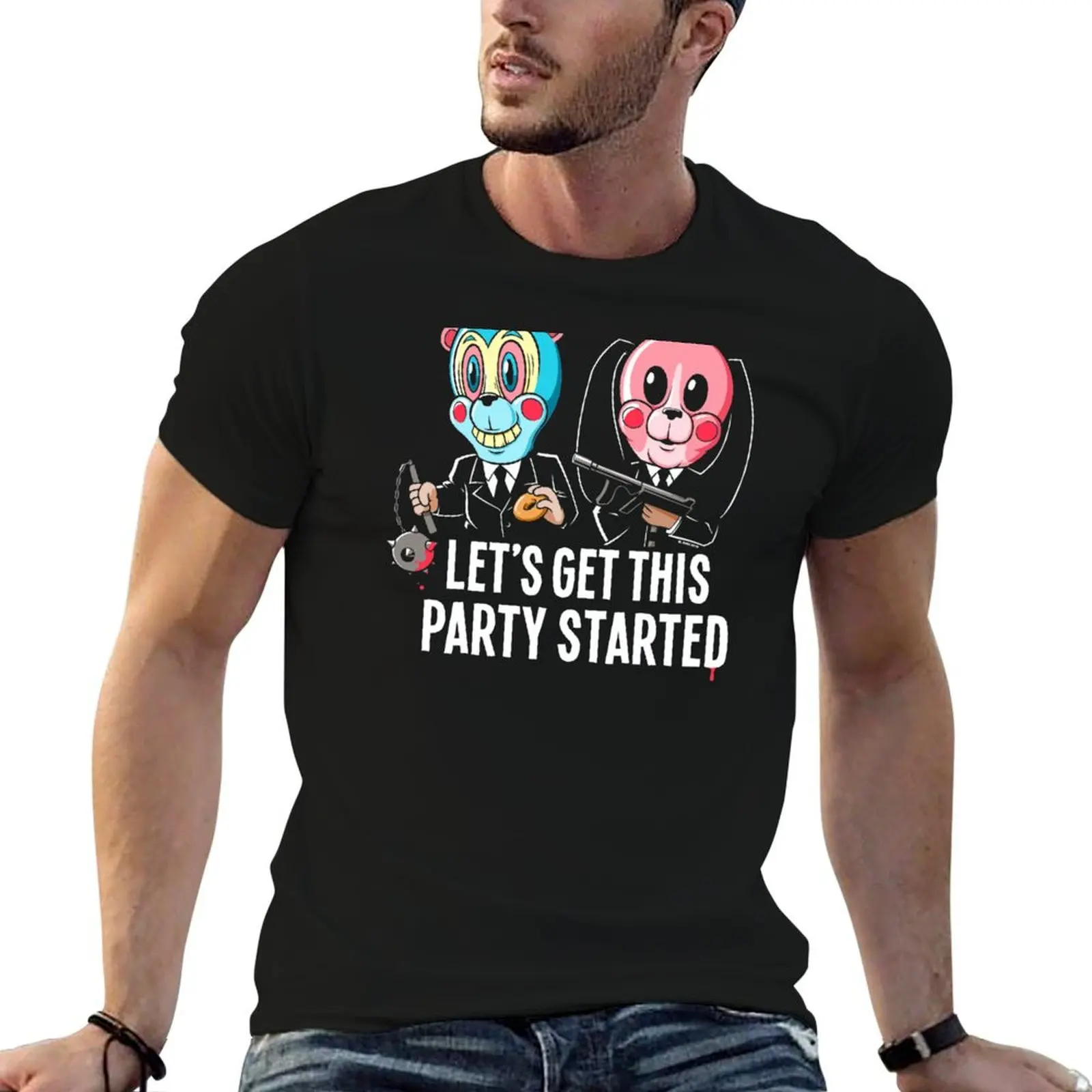Party starter T-Shirt Casual Soft Cotton Short Sleeve Tee