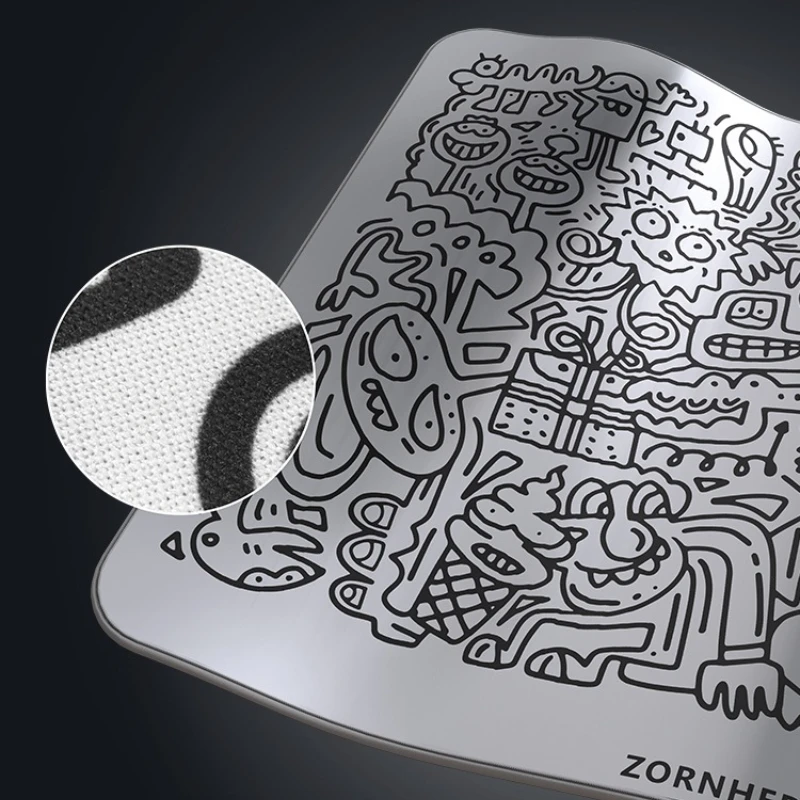 

ZORNHER E-sports Mouse Pad Soft Star Flash Poron 490x420x4mm Non-slip Pad Fpscs Gaming Mouse Pad PC Accessories