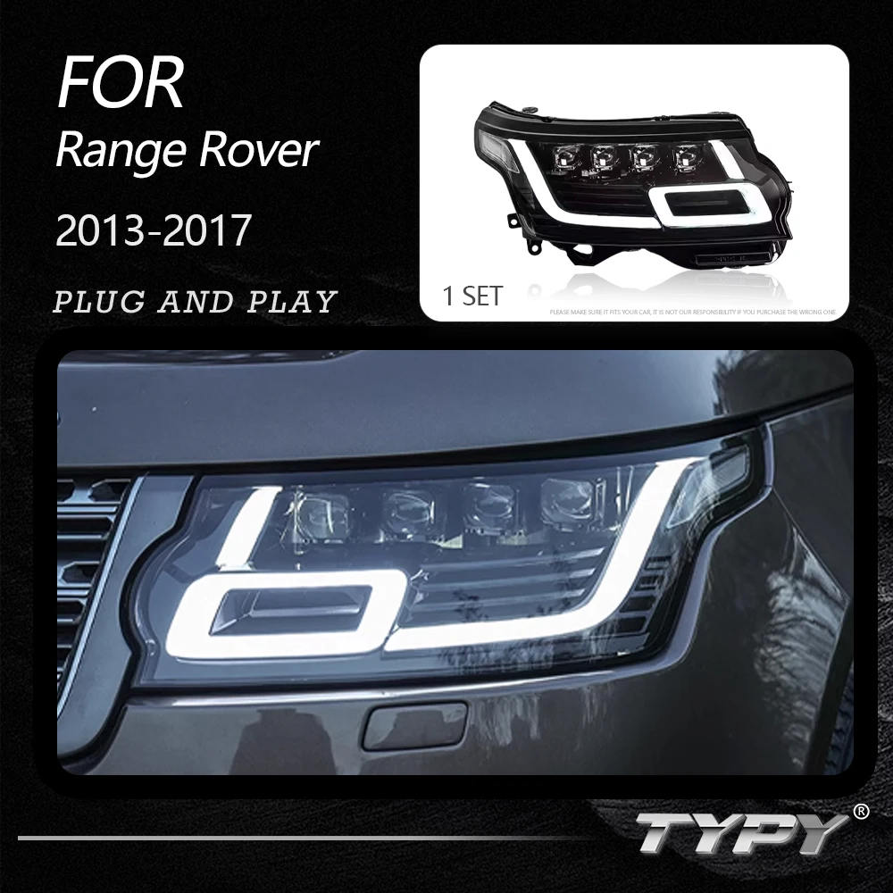 

TYPY Car Headlights For Range Rover 2013-2017 LED Car Lamps Daytime Running Lights Dynamic Turn Signals Car Accessories