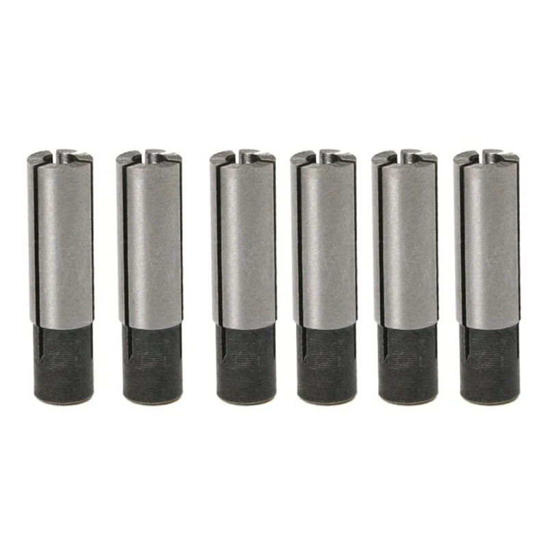 

6Pcs 1/4 Inch To 1/8 Inch Precision Engraving Bit CNC Router Tool Adapter Convert For Engraving Machine ER Collet