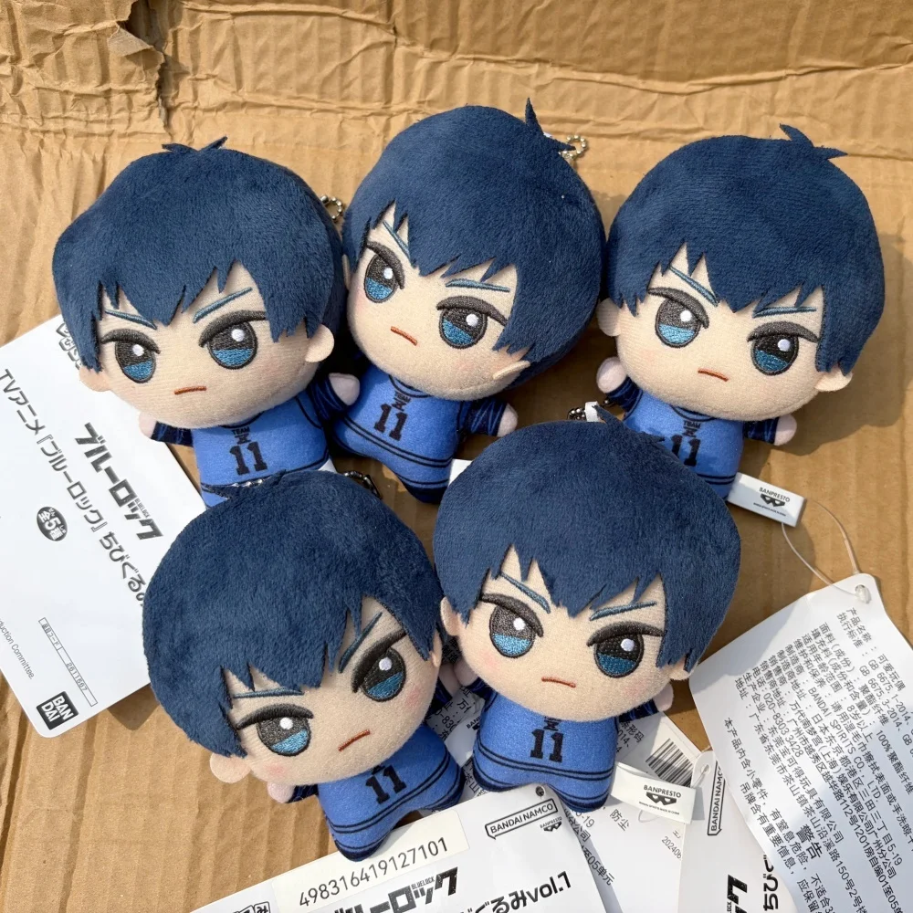 Original BANDAI Anime Blue Lock Vol.1 Kiyoshi Jin Hachiro Meguru Cosplay Plush Doll Fluffy Maumet Gifts toys gift festival hot