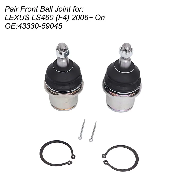 Pair Front Ball Joint For Lexus LS460 (F4) 2006~2008 2012~On OE:43340-591045 / 43330-59045