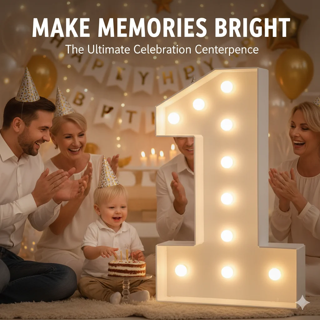 جديد 70-120 سنتيمتر أرقام الشكل العملاق كبير كرتون العملاق رغوة فسيفساء أرقام ل حفل زفاف وعيد ميلاد ديكور مصباح ليد