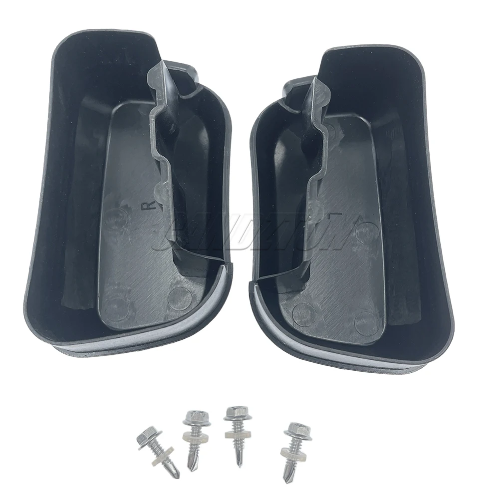 جديد 1 زوج الجانب خطوة نهاية قبعات الأسود أنبوبي خطوة التوصيل L + R 68193113AA ل دودج رام 1500 2500 3500 4500 5500 13-18 اكسسوارات السيارات #2