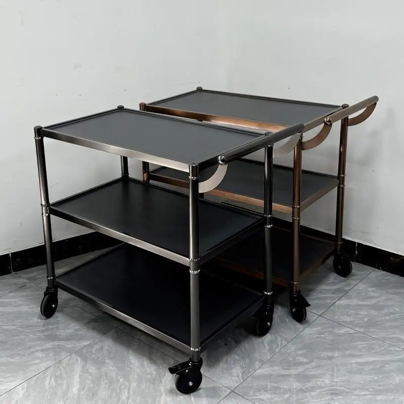 

Трехуровневая минималистичная тележка, мобильная тележка, тележка для обслуживания напитков премиум-класса, Carrello Trasporto Armi, коммерческая мебель