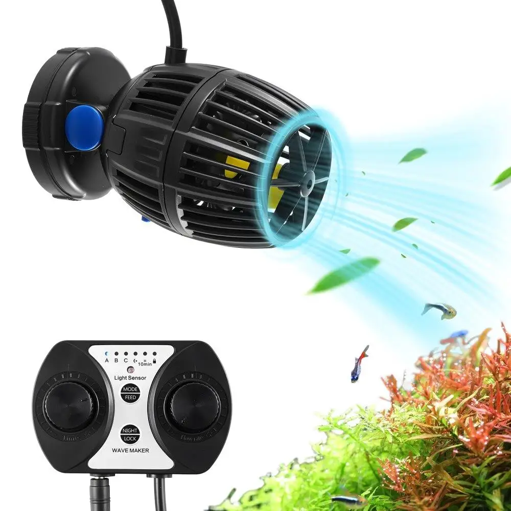 

Aquarium Wave Maker Controller 20W DC 24V Powerhead Magnetic Base Water Circulation Pump