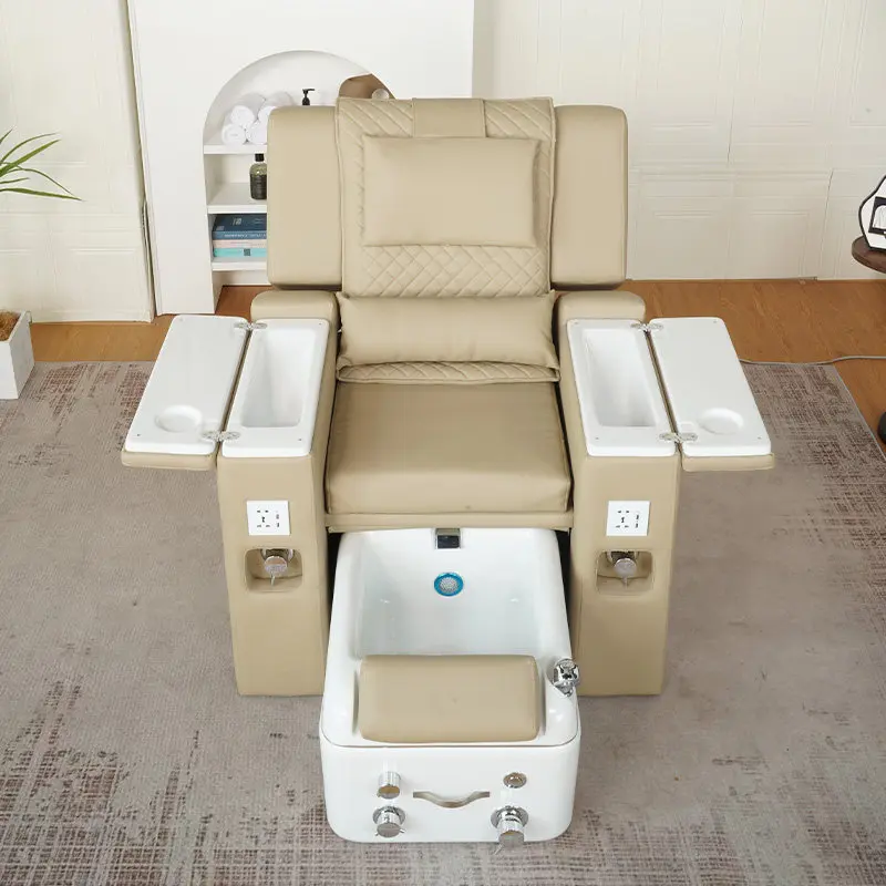 Electric massage beauty eyelashes foot massage foot bath lazy multifunctional reclining chair