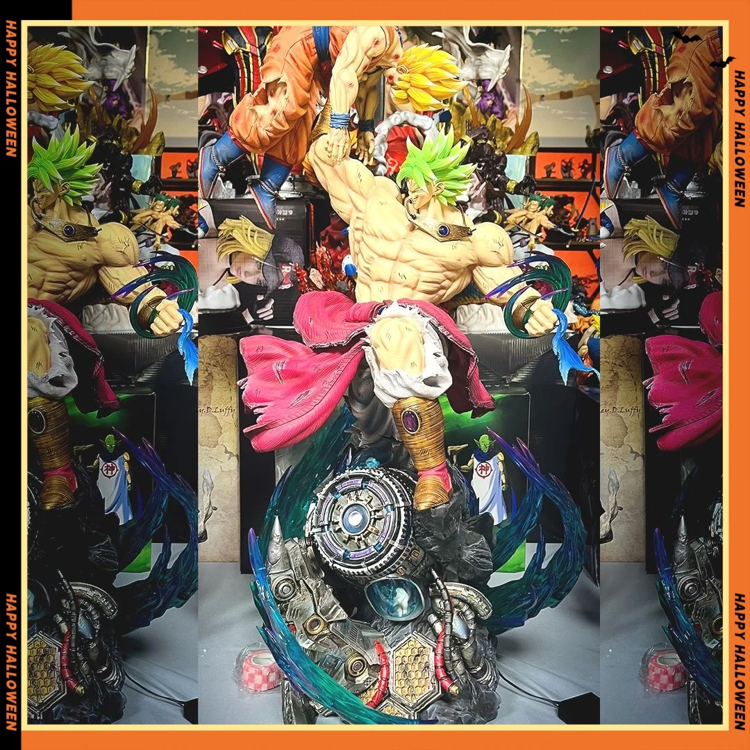 

Dragon Ball Anime Figure Broli Handmade Super Saiyan Scene 30cm Action Figurine Model Collection Room Decoration Birthday Gifts