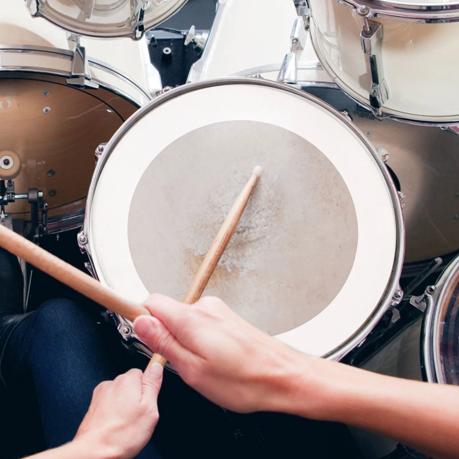 

4Pcs Drum Kit Mute Creative Snare Drum Practice Delicate Mute for Home and Studio Percussion Instrument Accessories