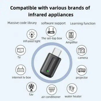 스마트폰 IR 리모컨, 마이크로 USB 인터페이스, C타입 미니 어댑터, 스마트 앱, 무선 적외선 기기 어댑터, 아이폰용 
