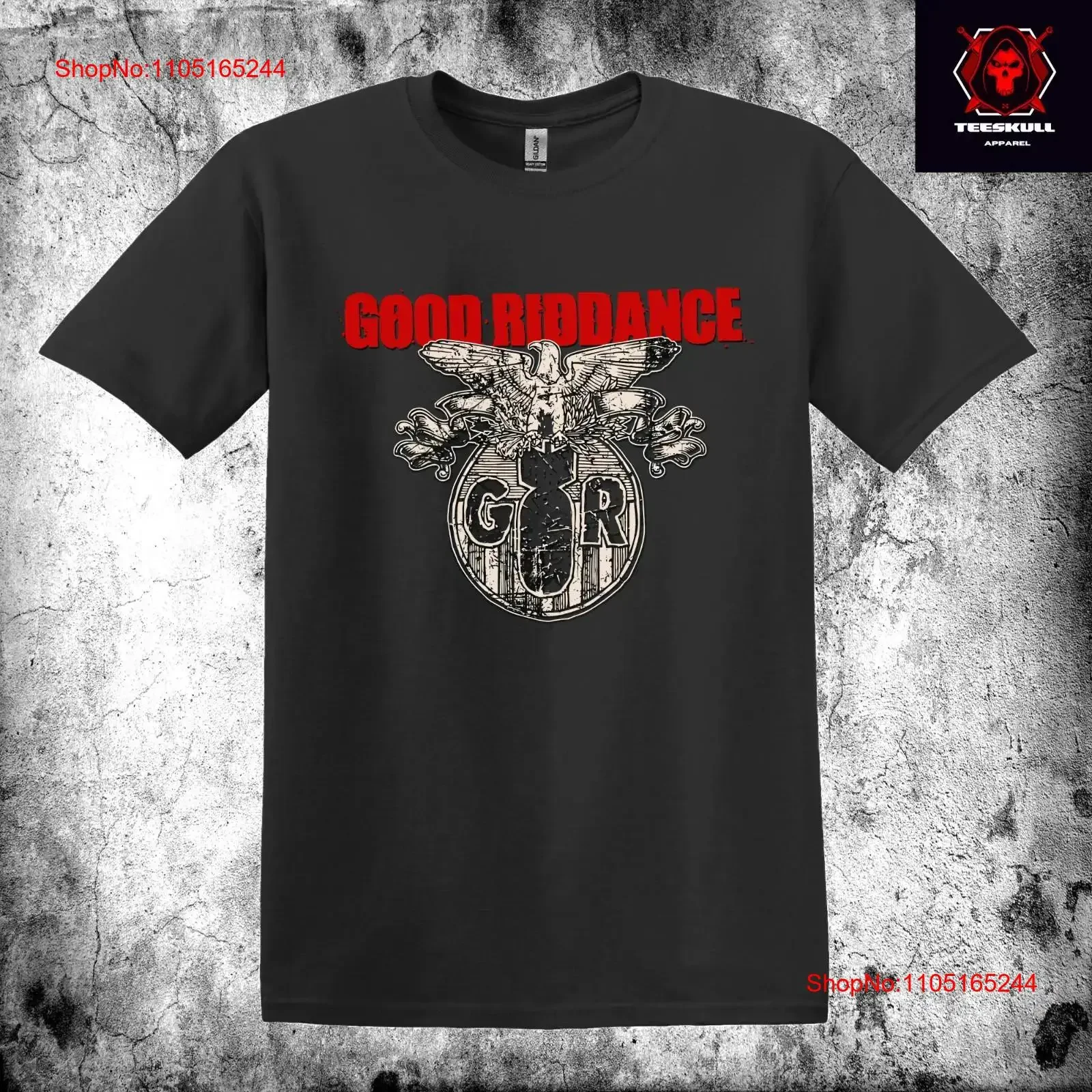 Koszulka zespołu punk rockowego Good Riddance, gruba bawełna, rozmiary S-3XL, vintage, efekt sprania, oddychająca, lekko uniwersalna, męska, casualowa, grafika.