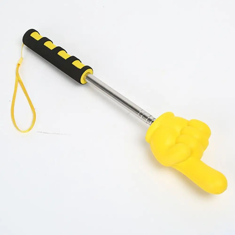 High Quality Finger Reading Sticks Telescopic Rod Finger Design Whiteboard Hand Pointer Teaching Tools School Office Supplies