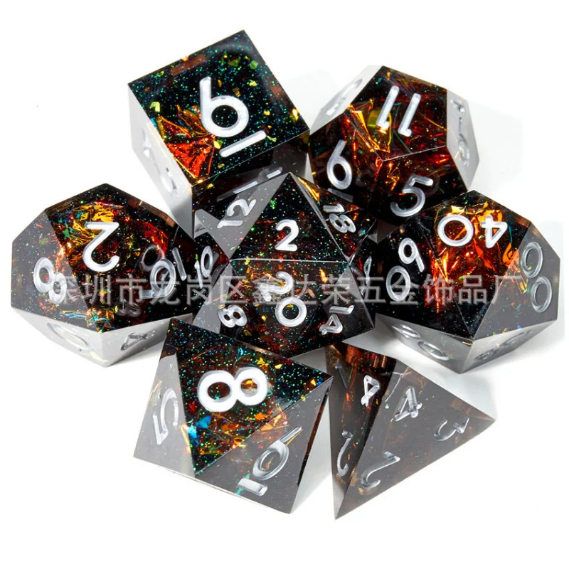 SOURCE Manufacturer Sharp Angle Resin Dice Suit Sharp Dice Ke Suluduo Surface DiceDNDRunning Sieve