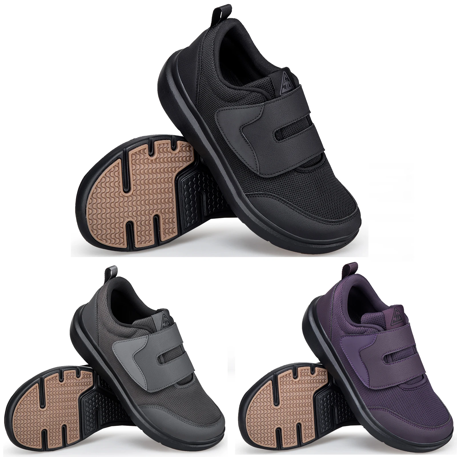 

Men's Diabetic Shoes Wide Toe for Elderly Orthopedics Feet Swollen Extra Wide Adjustable Walking Shoe Elderly Foot Pain Relief