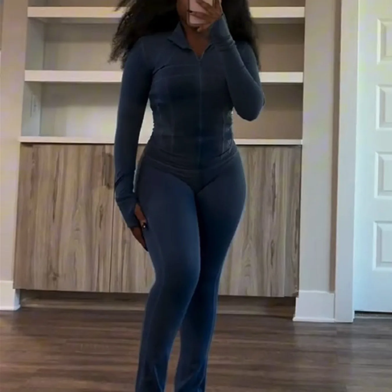 Женская сексуальная облегающая куртка с длинными рукавами и брюки, комплект из двух предметов с рогом, спортивная одежда, женский спортивный костюм, спортивная одежда, костюмы