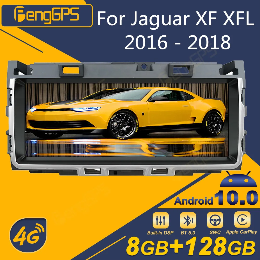 

For Jaguar XF XFL 2016 2017 2018 Android Car Radio 2Din Stereo Receiver Autoradio Multimedia Player GPS Navi Head Unit Screen