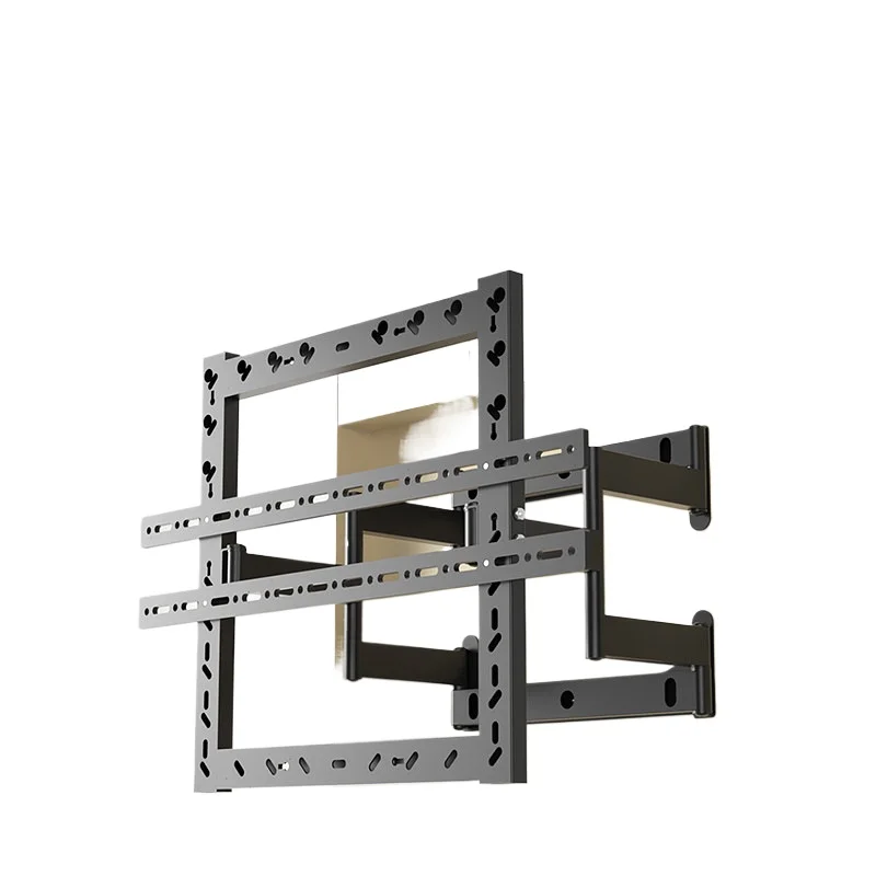 

Ultra-thin wall-mounted 32-80 inch home TV cabinet recessed installation telescopic rotating TV hanger