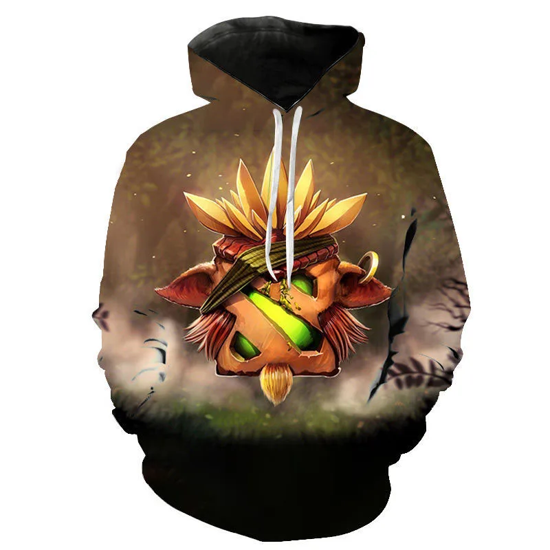 New Fashion Casual Boy Girl Kids Dota 2 Printed 3D Hoodies Streetwear Men Women Children Sweatshirts Long Sleeve Tops