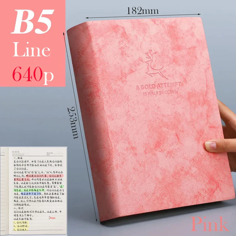 B5 Pink Line