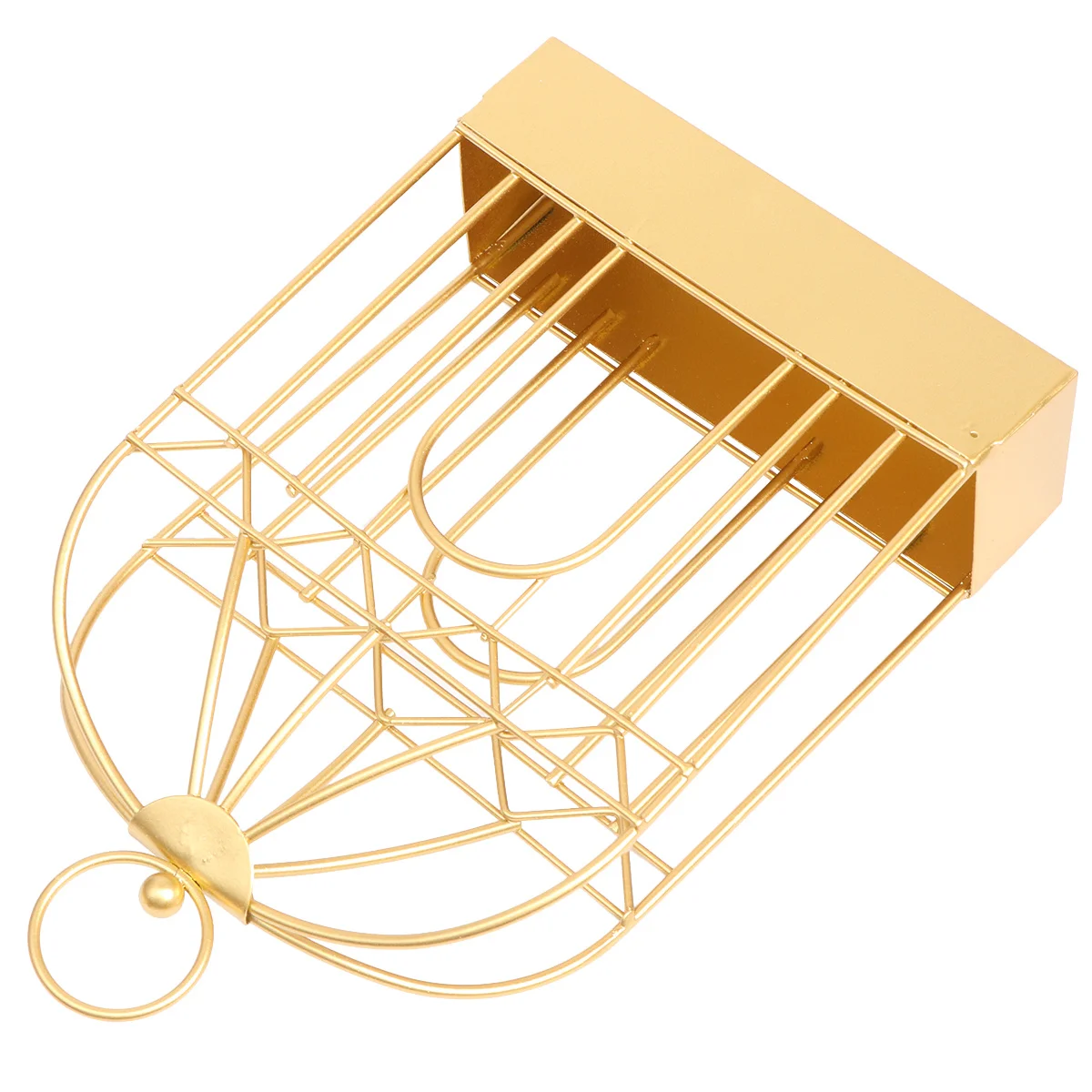 Iron Jewelry Display Rack Golden Dome Shaped For Earrings Organizer Desktop Decoration Storage Stand Holder Jewelry