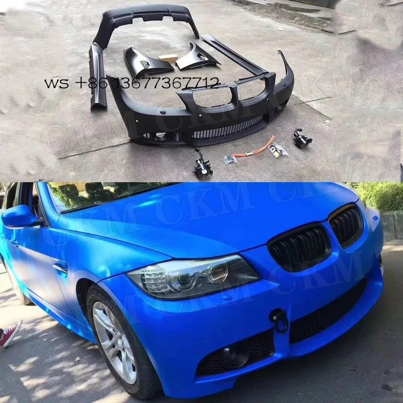 

Factory hot salesPP Unpainted Front Bumper Side Skirts Fender Trim Covers For 3 Series E90 2004-2011 Body Kit Rear Lip Diffuser
