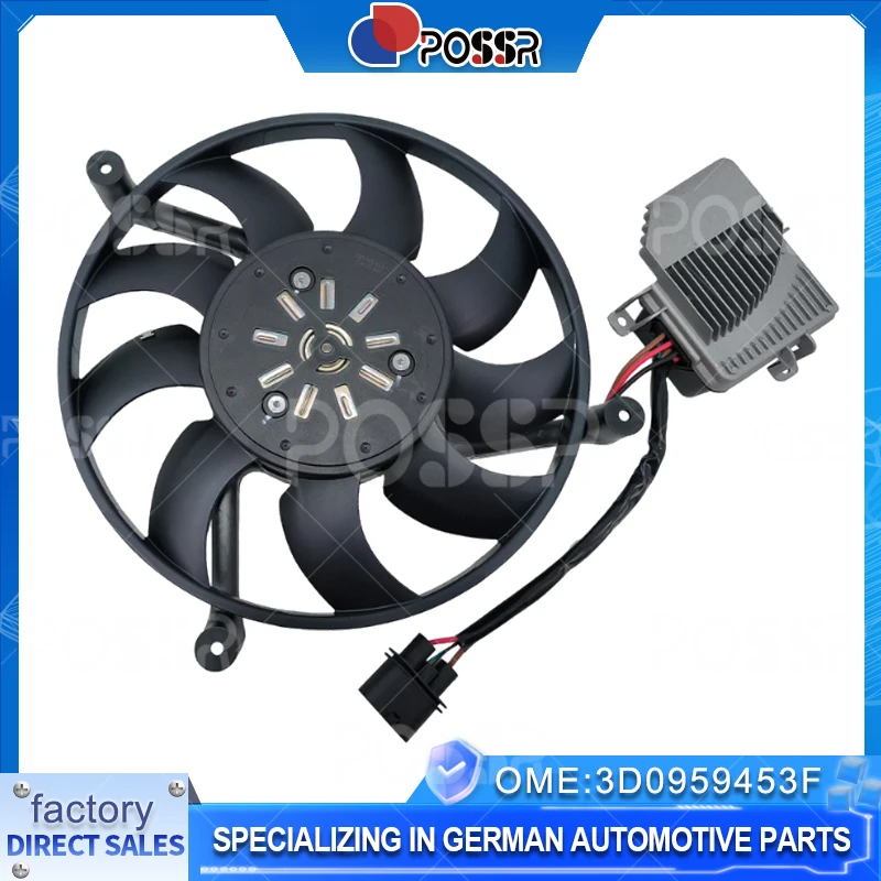 3D0959453F Automotive Cooler Heating Large Fan Type Automotive System Gm Clutch Cooling Radiator Fan for Phaeton Main Fan