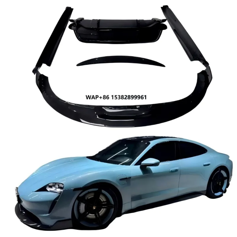 LQ Taycan/Taycan Turbo 4S Ocean Design OD Dry Carbon Kit-Front Lip Side Skirt Rear Lip Tail Wing New Retrofit/Upgrade | 1 Year